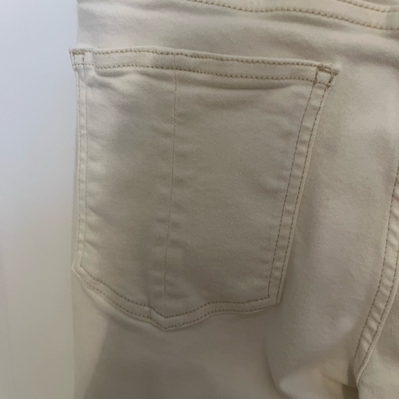 Rag & bone 🦴 Ecru Colored Cate Mid Rise Jeans size 27 - Picture 2 of 12